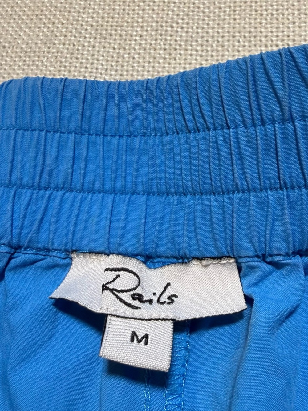 Rails Boxer Shorts Elastic Waist Shorts Pacific Blue Size Medium - Picture 3 of 4